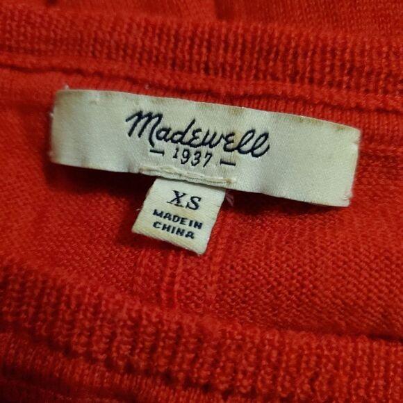 Madewell Red Sweater (XS) - Picture 5 of 5